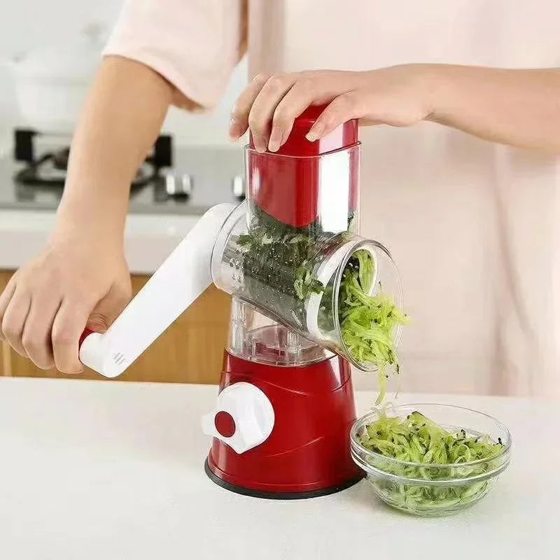Rotary  vegetable slicer & shredder - Multifunction kitchen Gadget