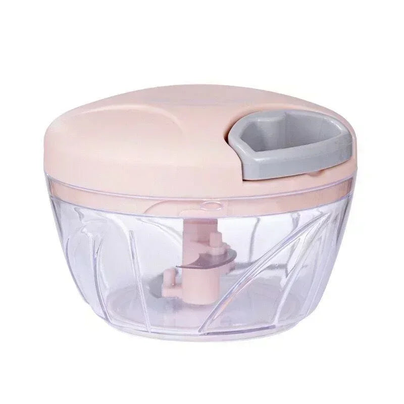 Manual Vegetable Chopper - Hand Pull Food Processor For Quick & Easy Cutting