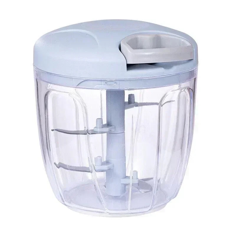 Manual Vegetable Chopper - Hand Pull Food Processor For Quick & Easy Cutting