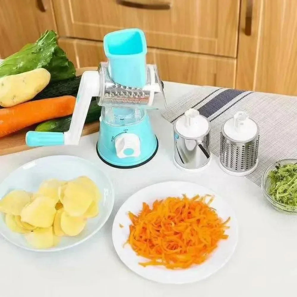 Rotary  vegetable slicer & shredder - Multifunction kitchen Gadget