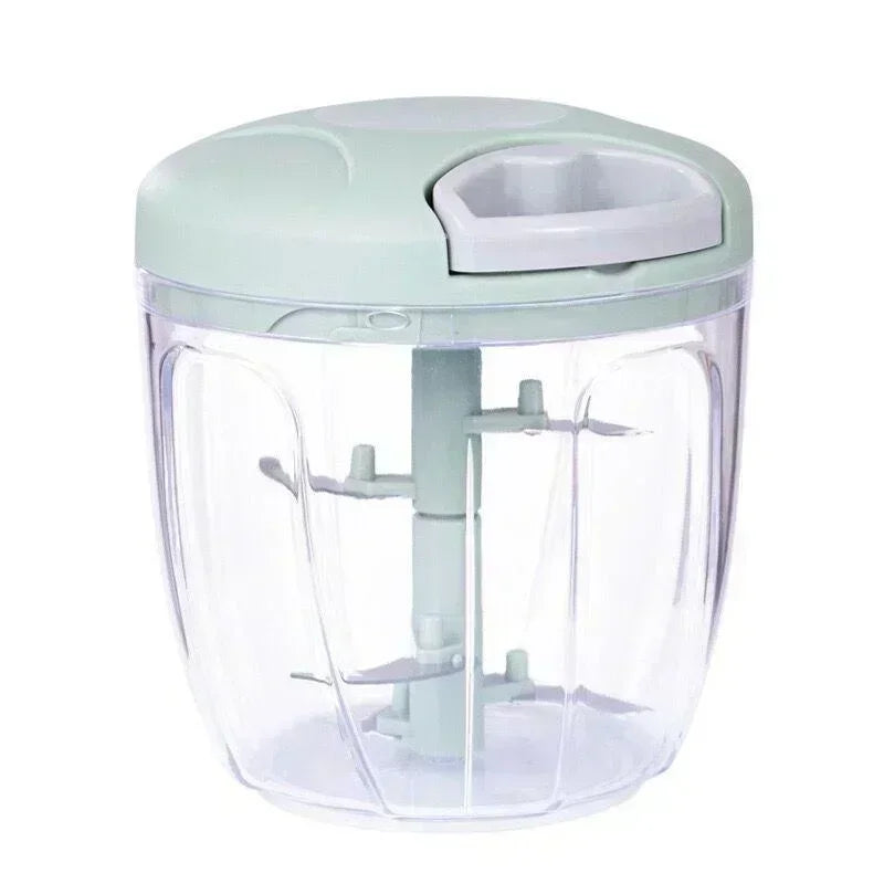 Manual Vegetable Chopper - Hand Pull Food Processor For Quick & Easy Cutting